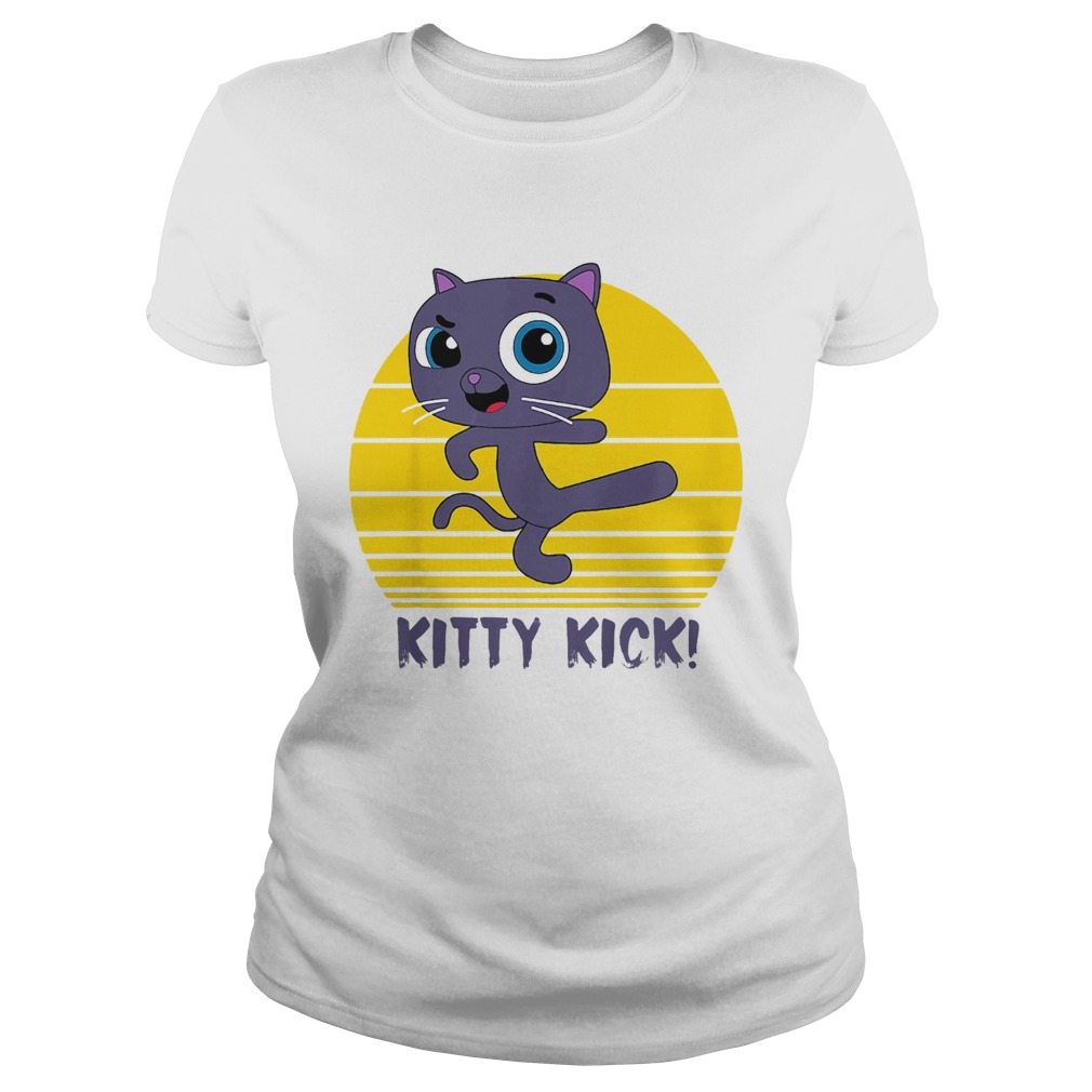 Kitty Kick Cat Vintage Classic Ladies
