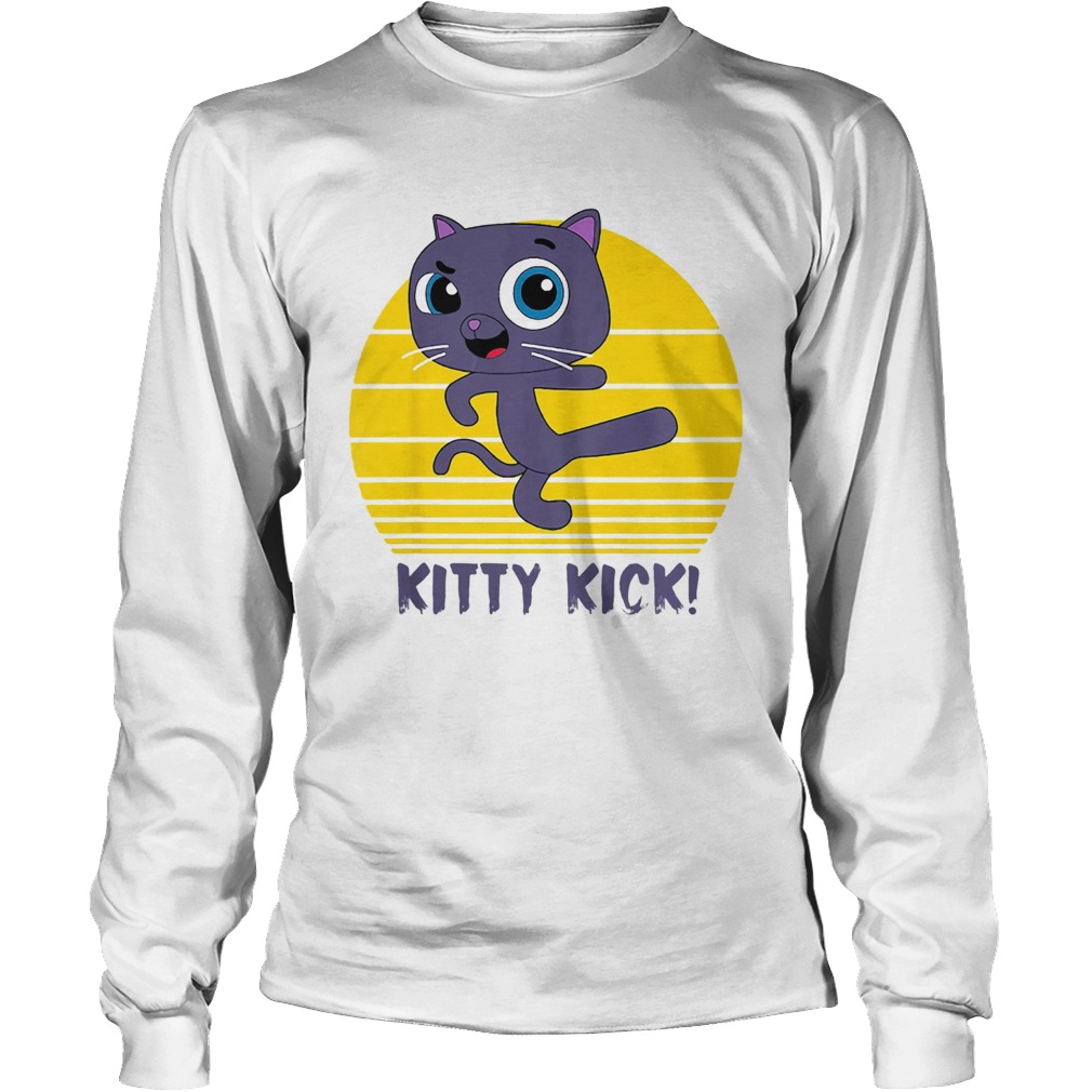 Kitty Kick Cat Vintage LongSleeve