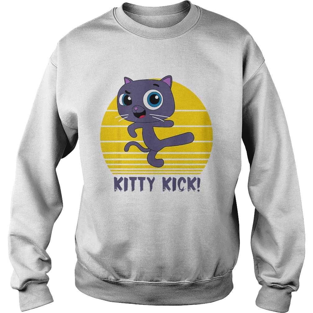 Kitty Kick Cat Vintage Sweatshirt