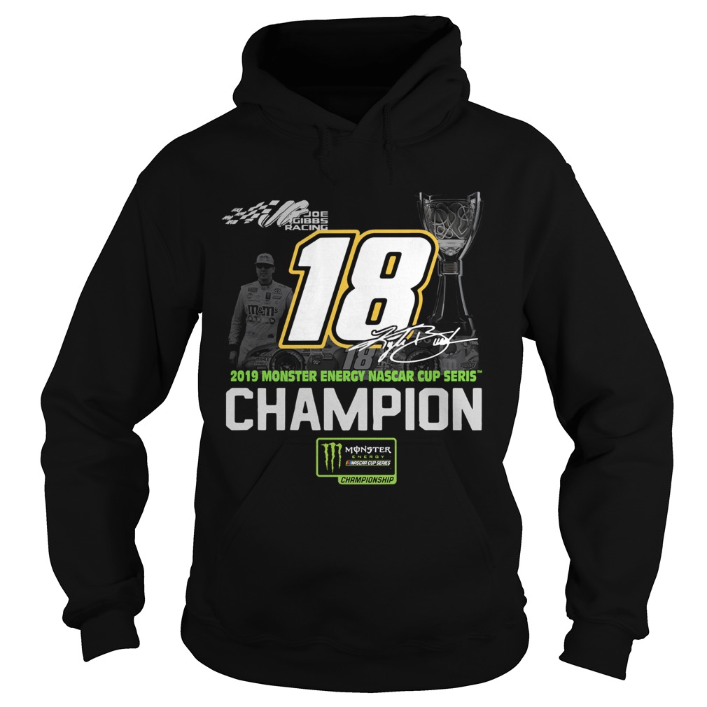 Kyle Busch 2019 Monster Energy Nascar Cup Series Champion Hoodie