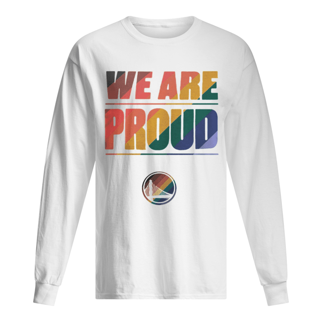 LGBT Golden State Warriors We Are Proud Long Sleeved T-shirt 
