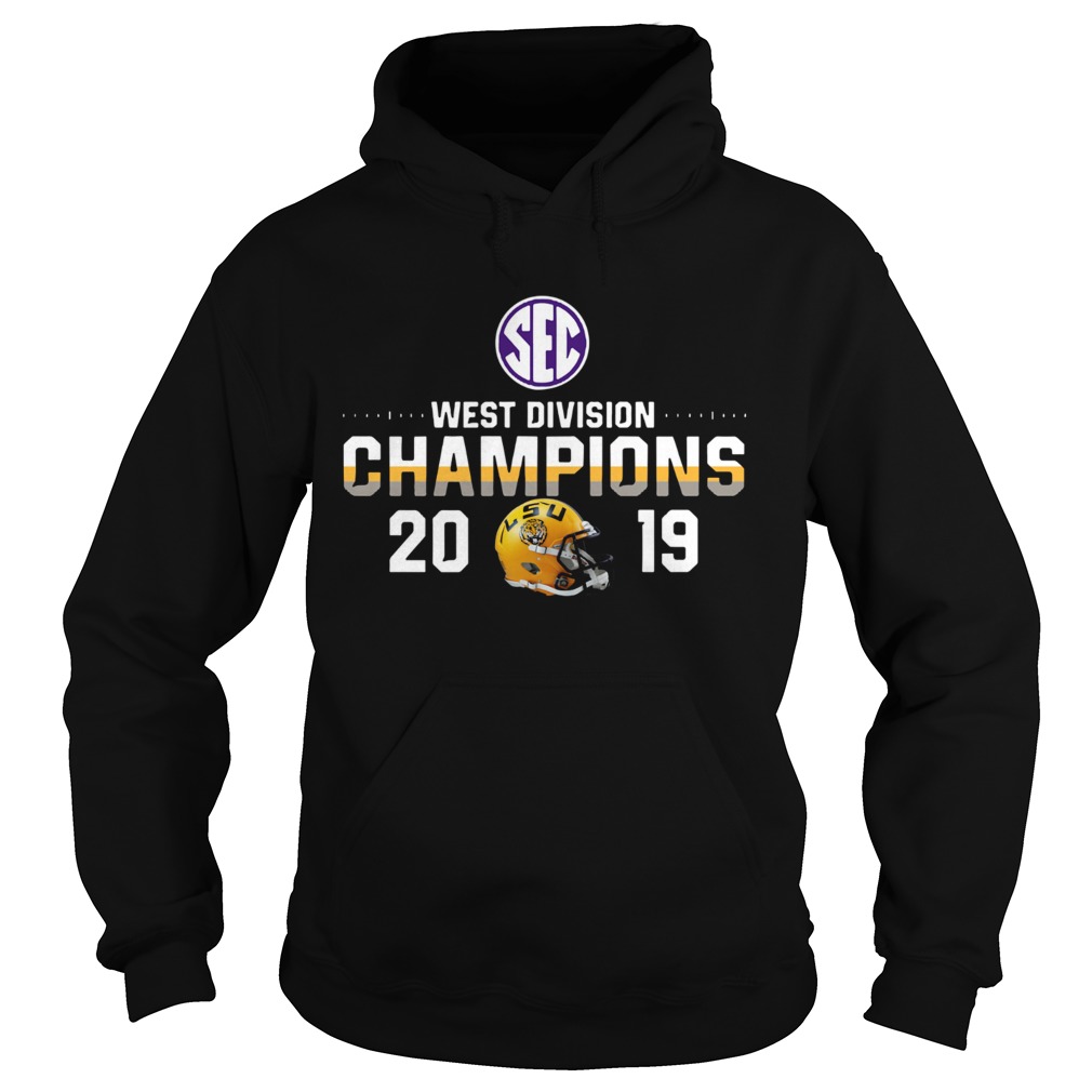 LSU Tigers 2019 SEC West Football Division Champions Hoodie
