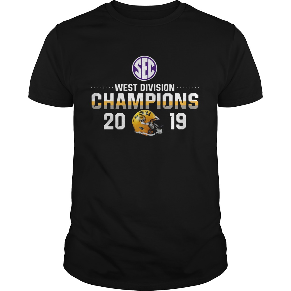 LSU Tigers 2019 SEC West Football Division Champions shirt