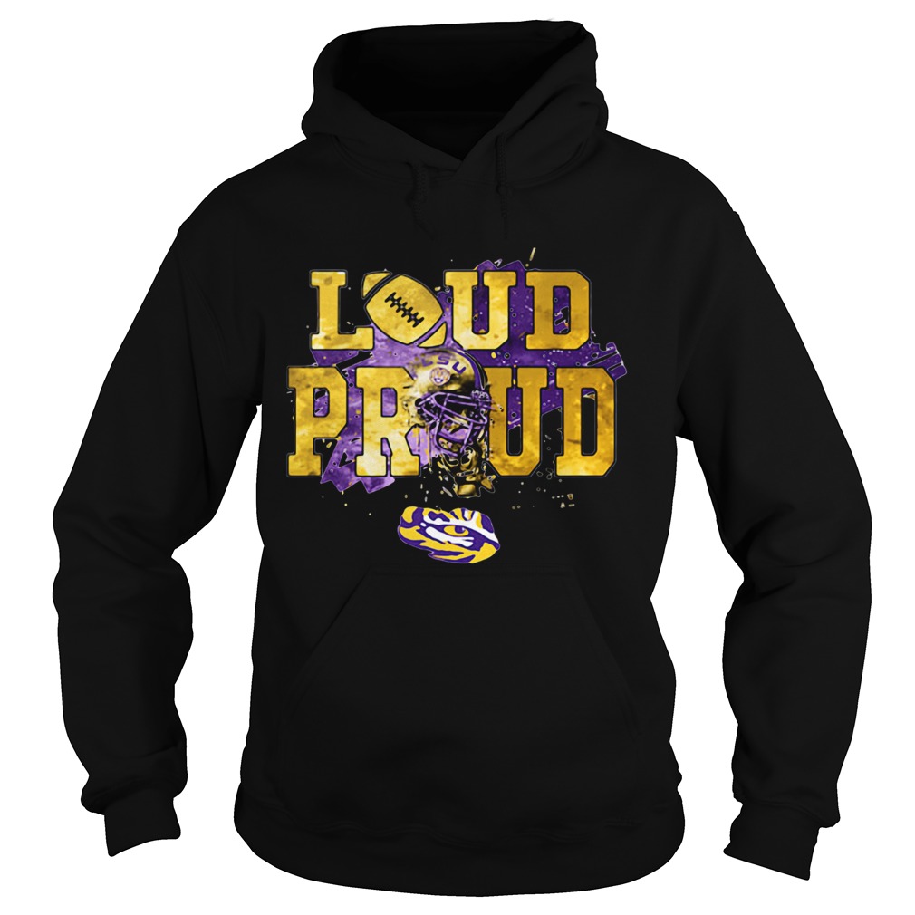 LSU Tigers Loud And Proud Rising Helmet Hoodie