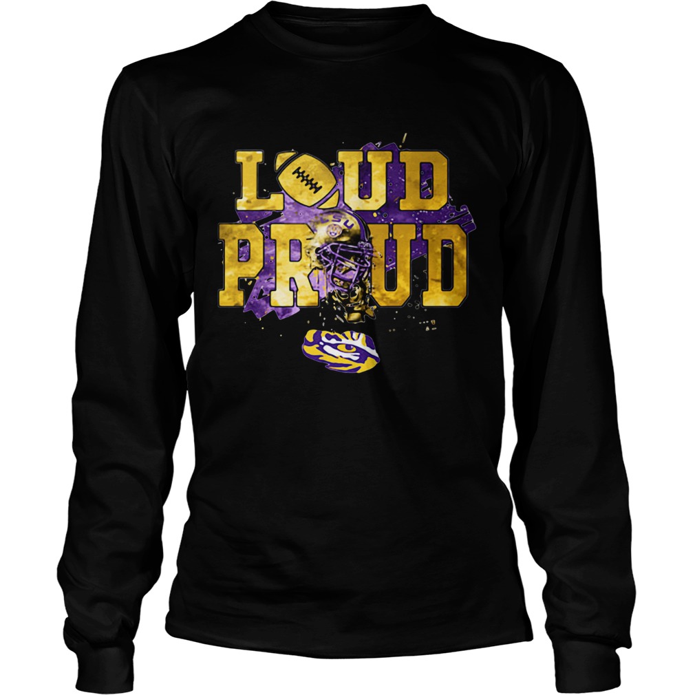 LSU Tigers Loud And Proud Rising Helmet LongSleeve