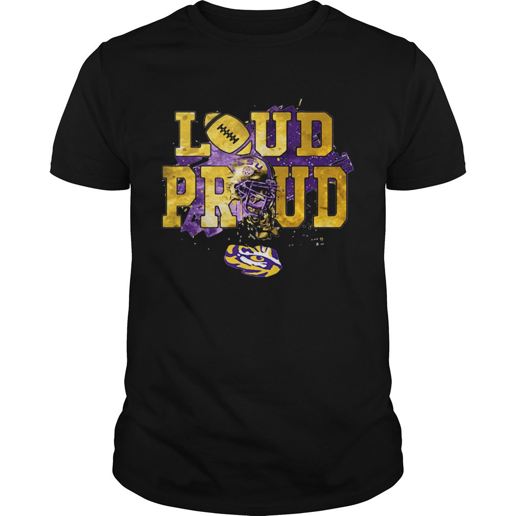 LSU Tigers Loud And Proud Rising Helmet shirt