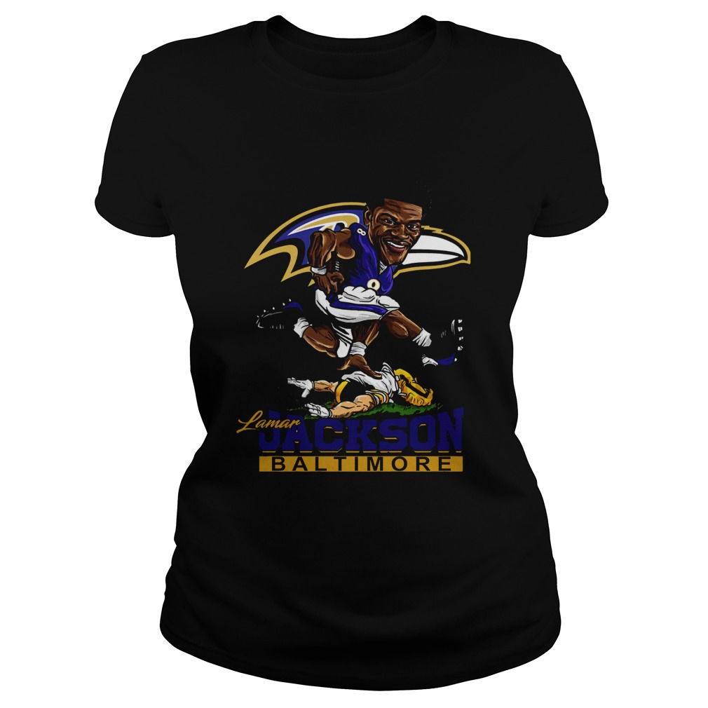 Lamar Jackson Mens Large Baltimore Ravens Jersey Classic Ladies