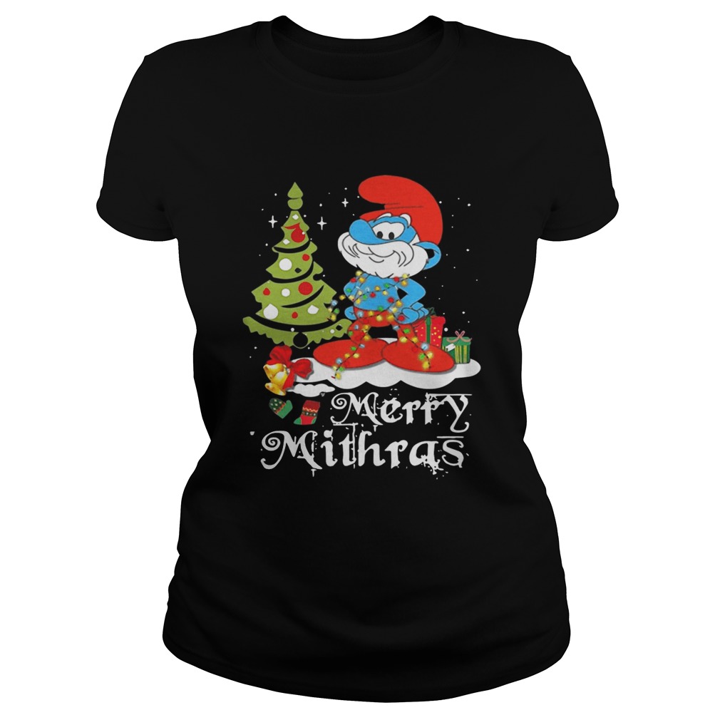 Les Schtroumpfs Merry Mithras Christmas tree Classic Ladies