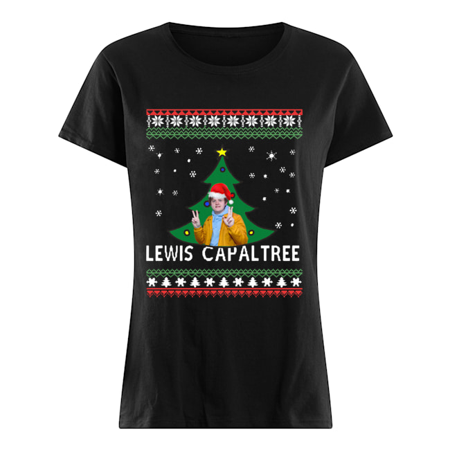 Lewis Capaldi Lewis Capaltree Christmas Tree Ugly Classic Women's T-shirt
