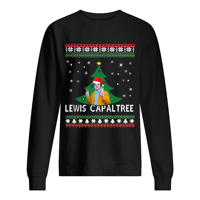 Lewis Capaldi Lewis Capaltree Christmas Tree Ugly Unisex Sweatshirt