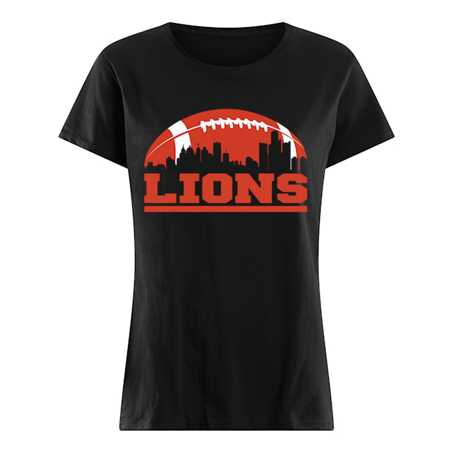Lions Football Skyline Classic Women's T-shirt
