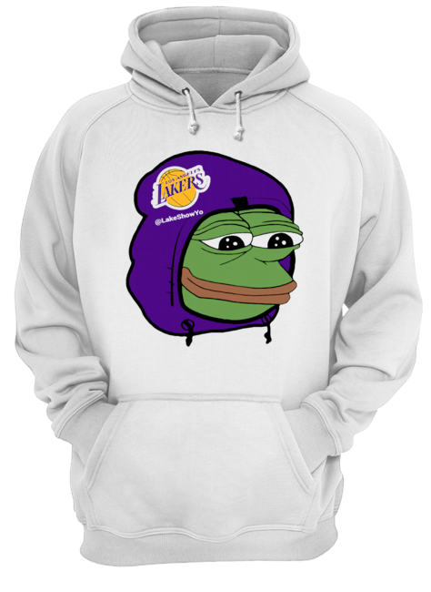 Los Angeles Lakers Sad Pepe the Frog Unisex Hoodie