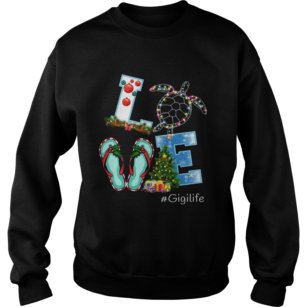 Love Turtle Gigilife Christmas Sweatshirt