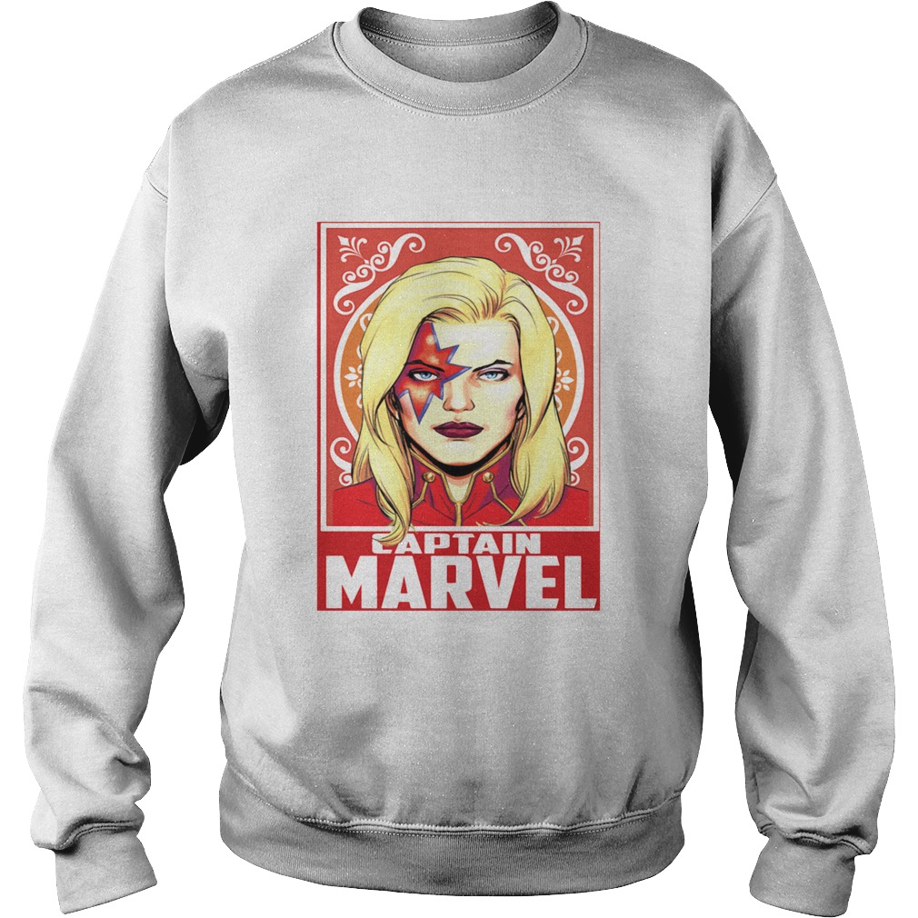 Marvel Womens Captain Marvel Space Pose Sweatshirt