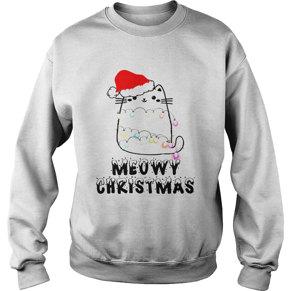 Meowy Christmas Holiday Sweatshirt