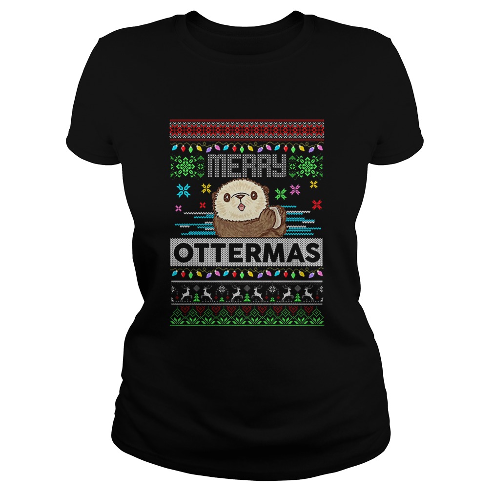 Merry Ottermas Christmas Classic Ladies