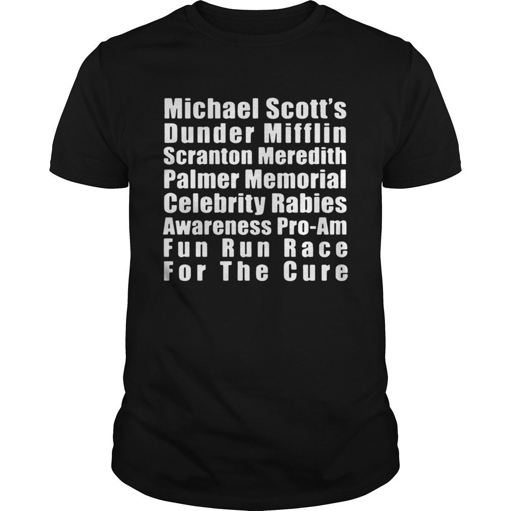 Michael Scott Fun Run shirt