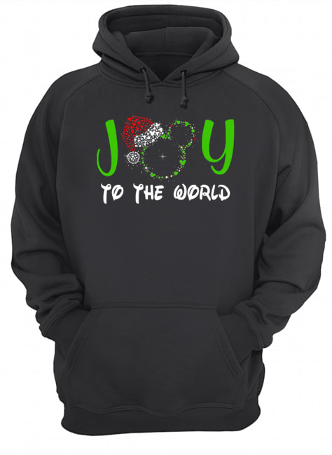Mickey Mouse Disney joy to the world ugly christmas Unisex Hoodie