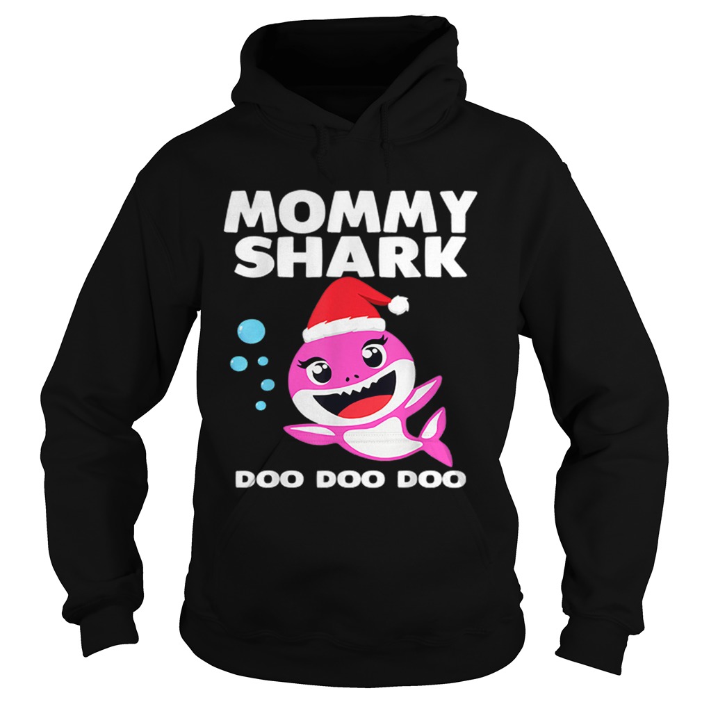 Mommy Shark Doo Doo Christmas Shirt for Family Pajamas Hoodie