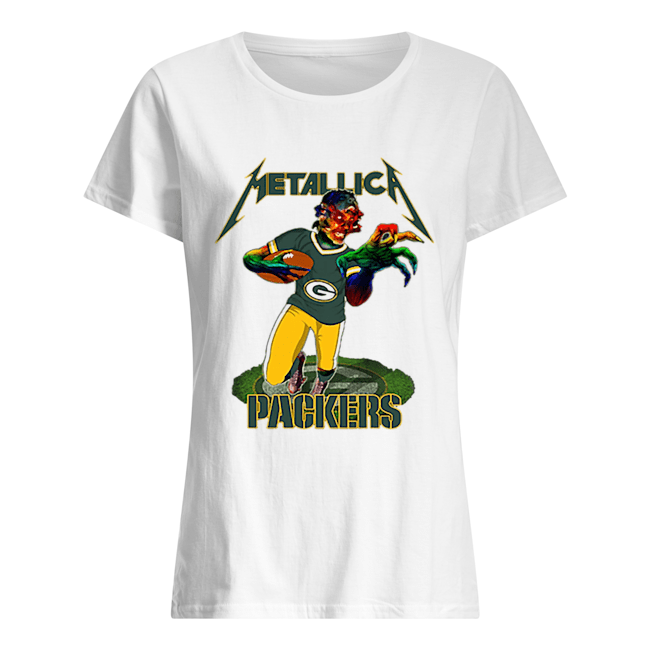 Monster Metallica Green Bay Packers Classic Women's T-shirt