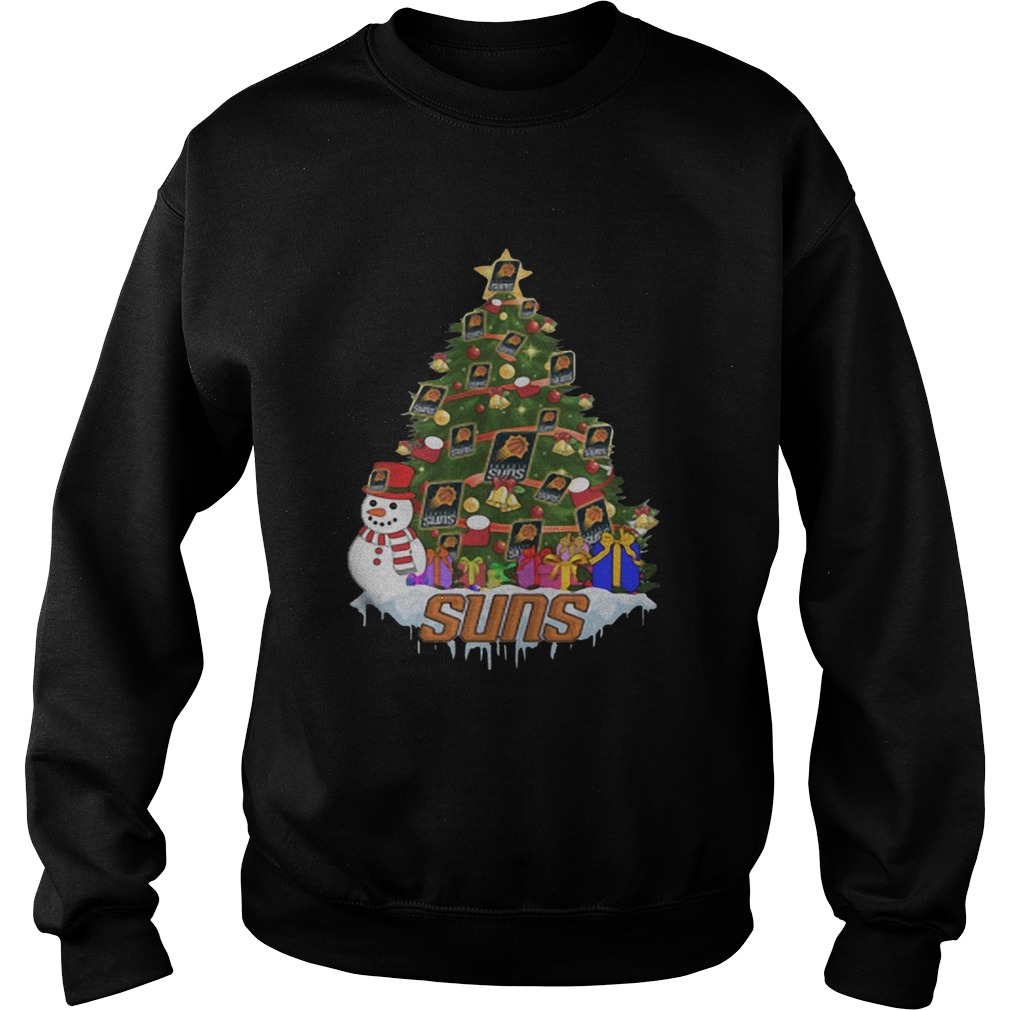NBA Phoenix Suns Basketball Christmas Tree Sweatshirt