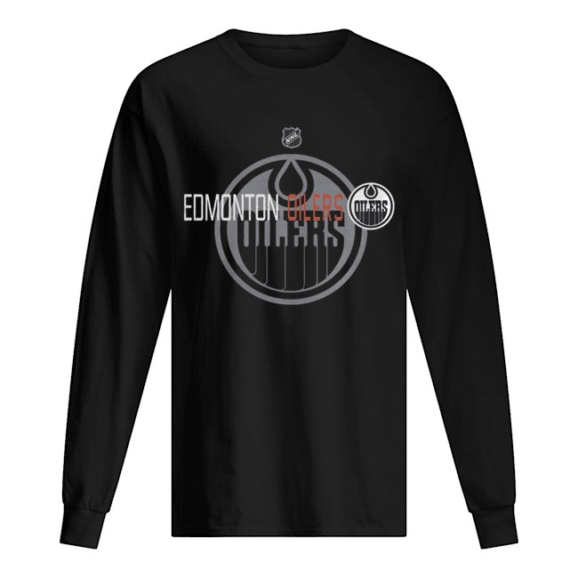 NHL National Hockey League Edmonton Oilers Open Ice Long Sleeved T-shirt 