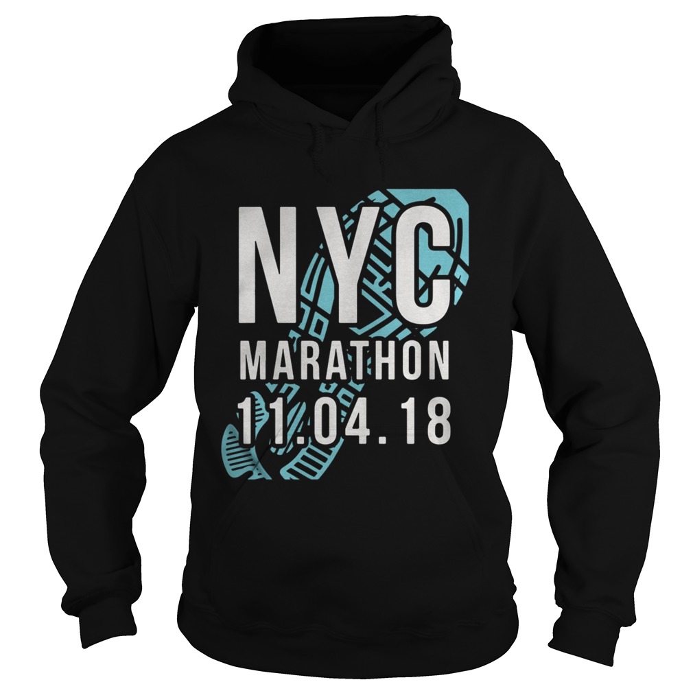 NYC New York City Run Finisher Marathon 11 04 2018 Hoodie