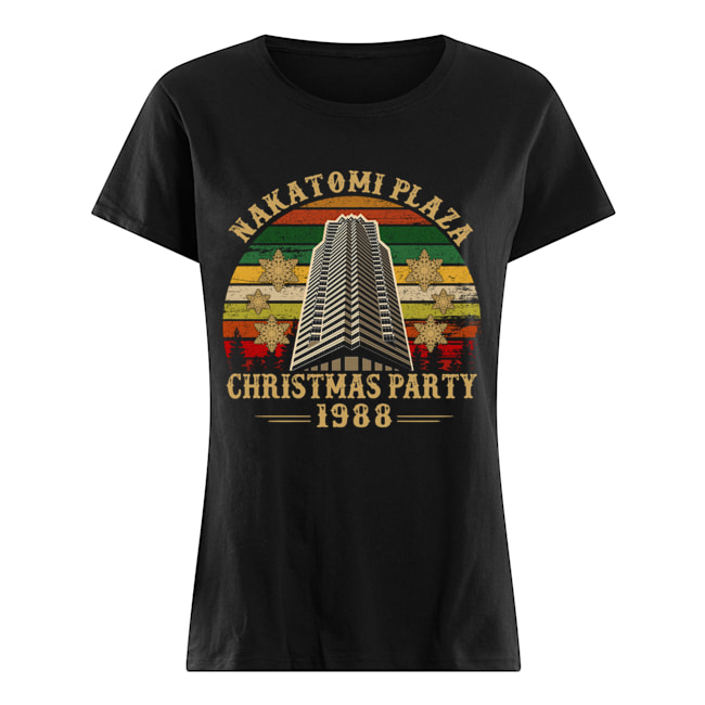 Nakatomi Plaza Chirtmast Party 1988 Vitage Shirt Classic Women's T-shirt