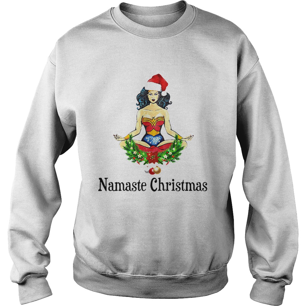 Namaste Christmas Wonder Woman Sweatshirt
