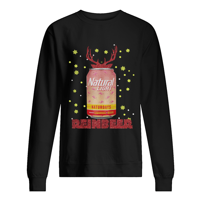 Natural Light Beer Strawberry Lemonade Naturdays Reinbeer Christmas Unisex Sweatshirt