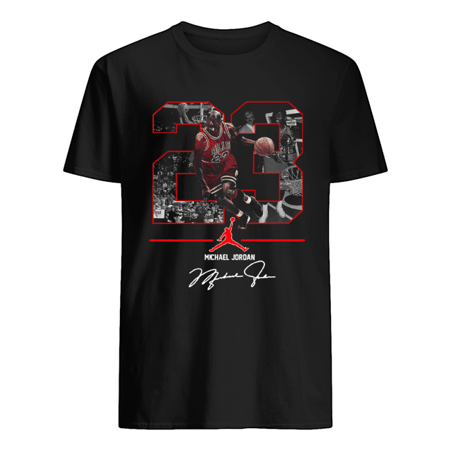 Nba 23 Michael Jordan Signature Shirt Classic Men's T-shirt