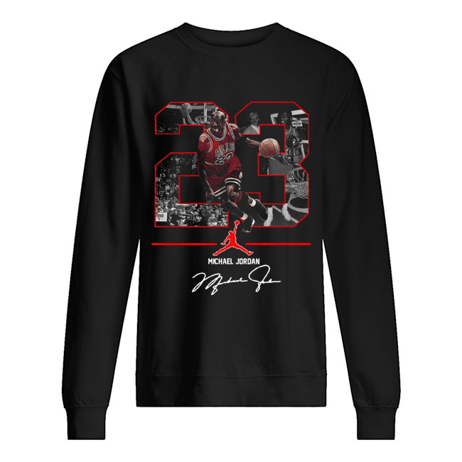 Nba 23 Michael Jordan Signature Shirt Unisex Sweatshirt