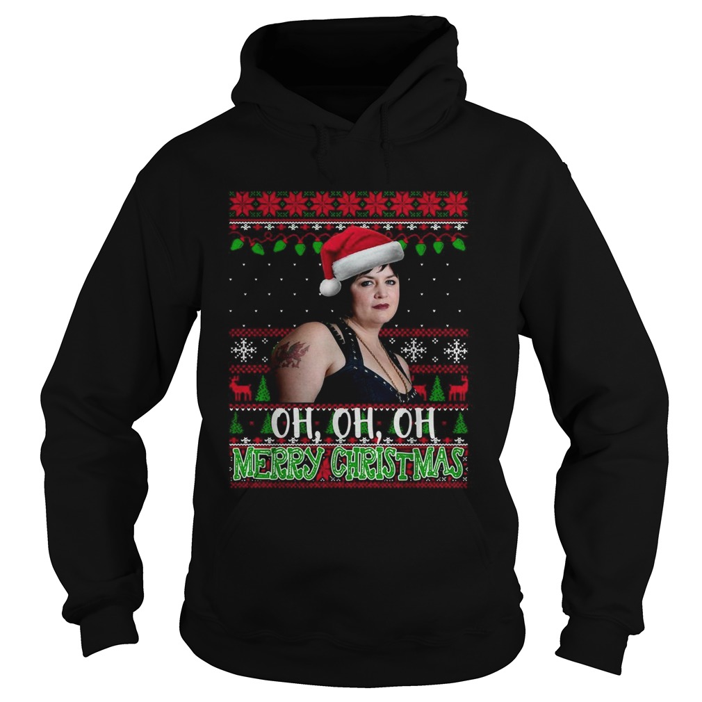 Nessa Jenkins Oh oh oh Merry Christmas Ugly Hoodie