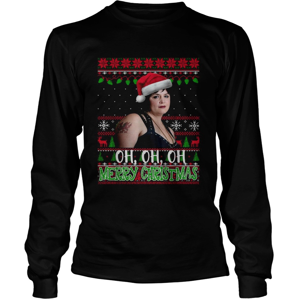 Nessa Jenkins Oh oh oh Merry Christmas Ugly LongSleeve