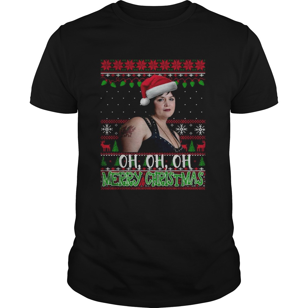 Nessa Jenkins Oh oh oh Merry Christmas Ugly shirt