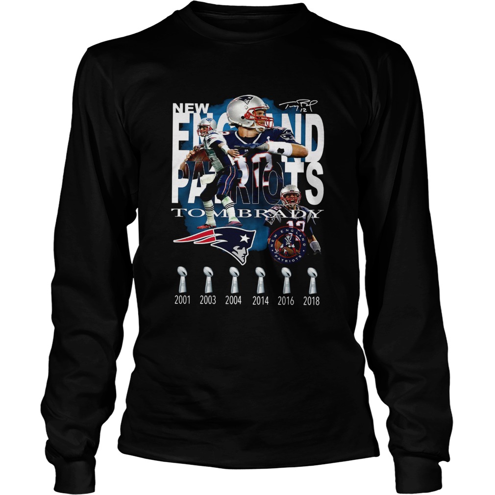 New England Patriots Tom Brady Signature LongSleeve