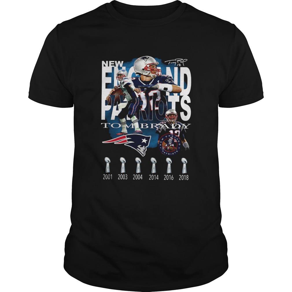 New England Patriots Tom Brady Signature shirt