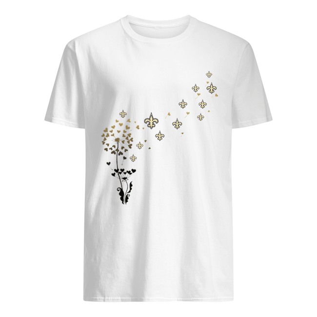 New Orleans Saints dandelion flower shirt