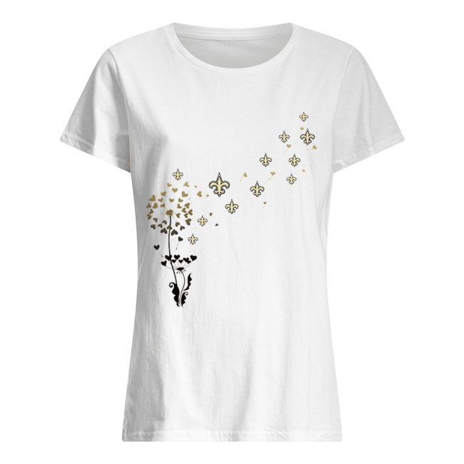 New Orleans Saints dandelion flower Classic Women's T-shirt