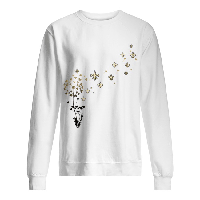 New Orleans Saints dandelion flower Unisex Sweatshirt