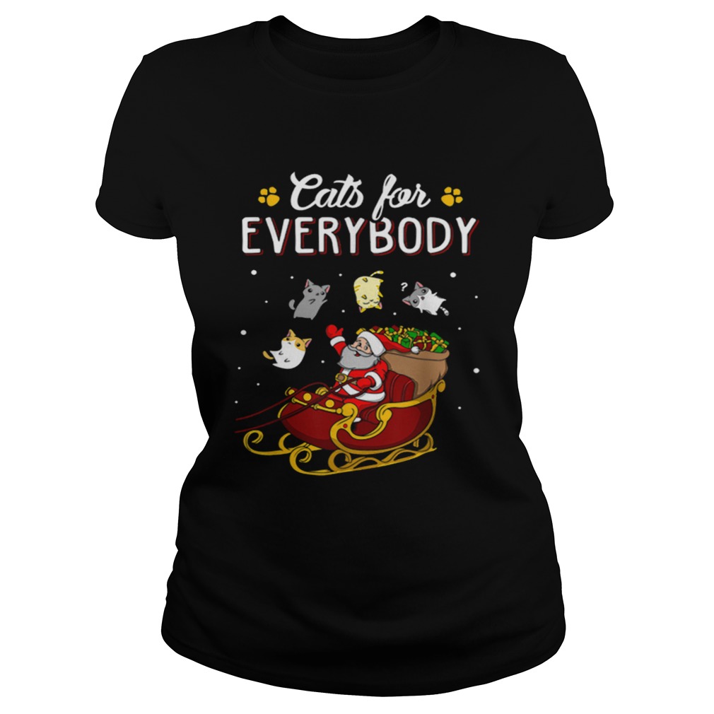 Nice Cats For Everybody Christmas Classic Ladies