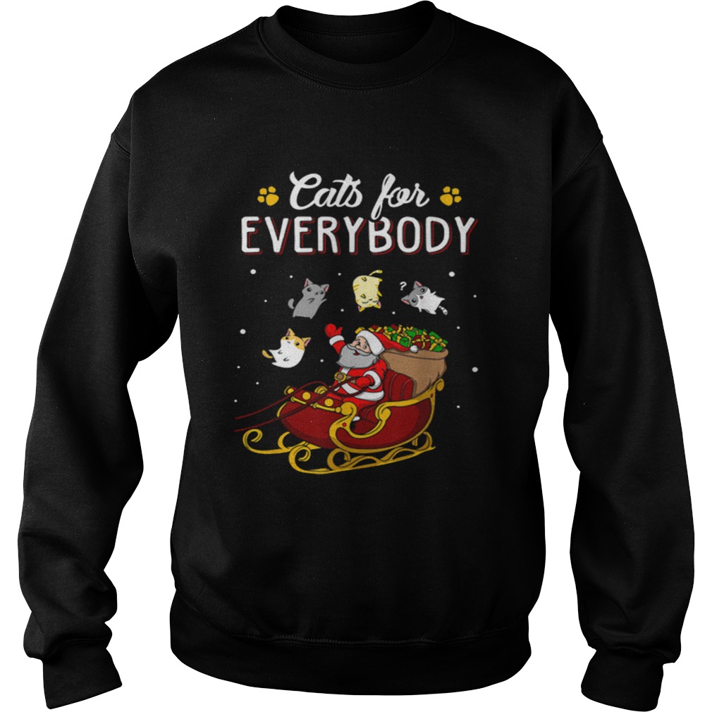 Nice Cats For Everybody Christmas Sweatshirt