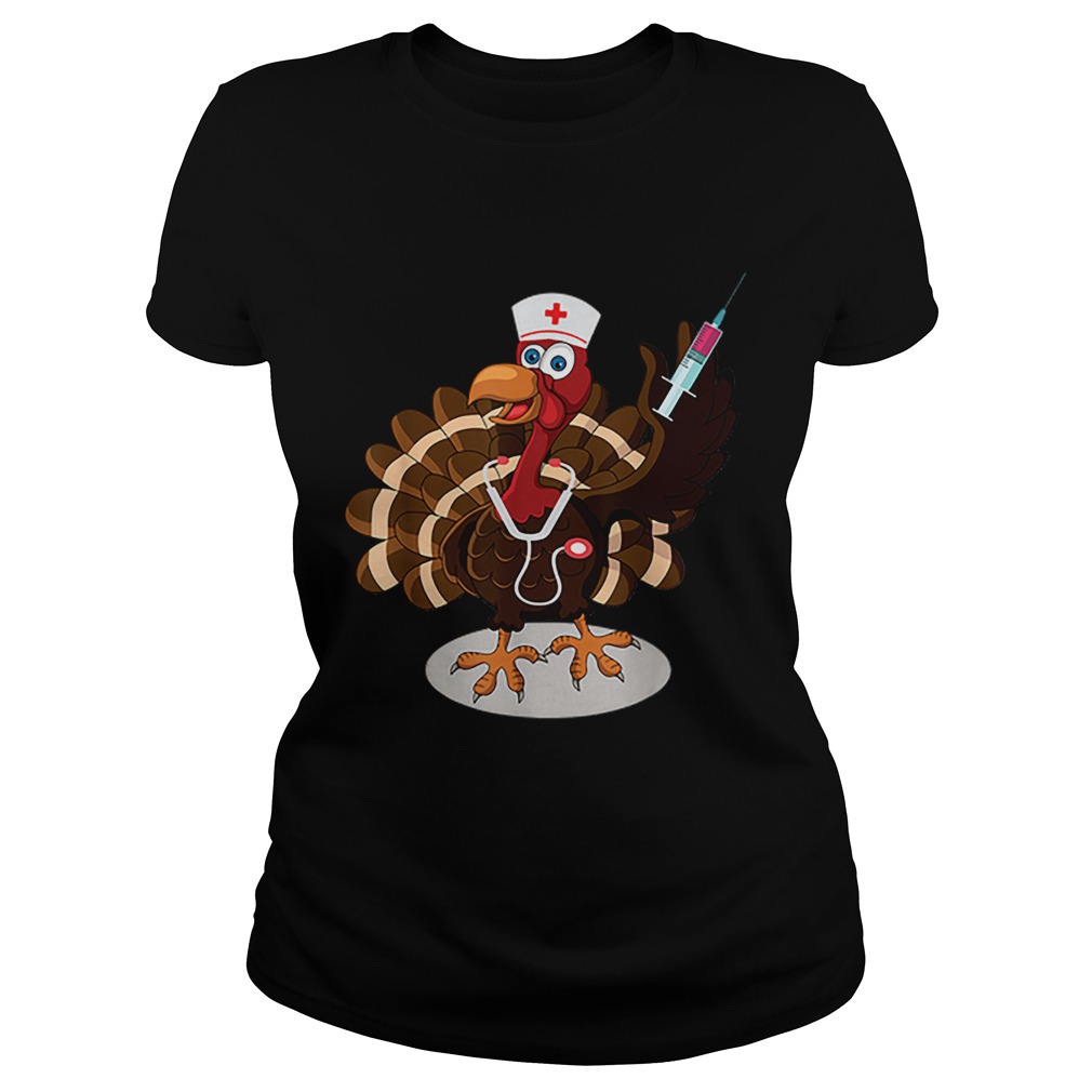 Nurse Turkey Costume Thanksgiving Doctor Gifts Classic Ladies