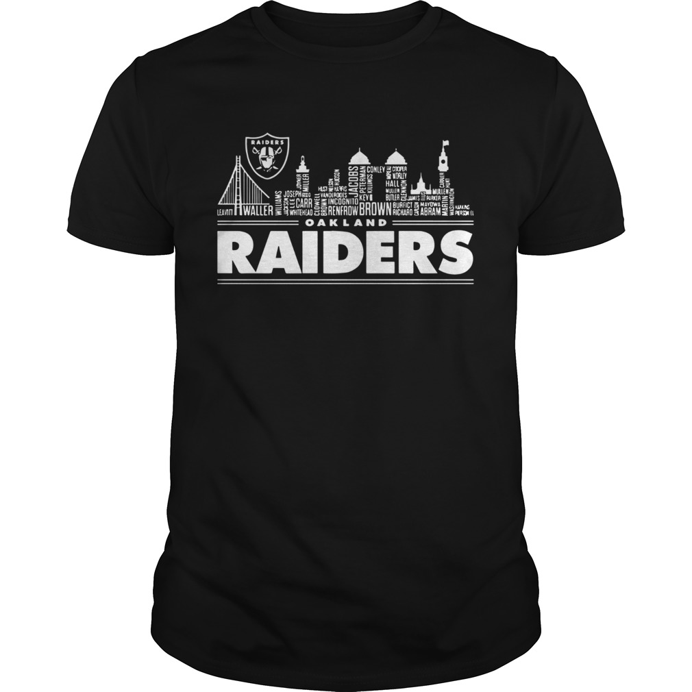 Oakland Raiders Building Players shirt