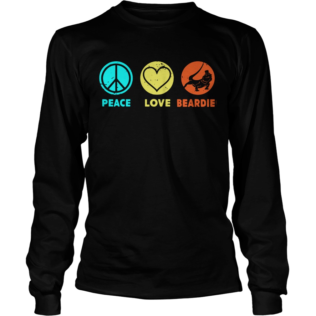 Peace Love Beardie LongSleeve