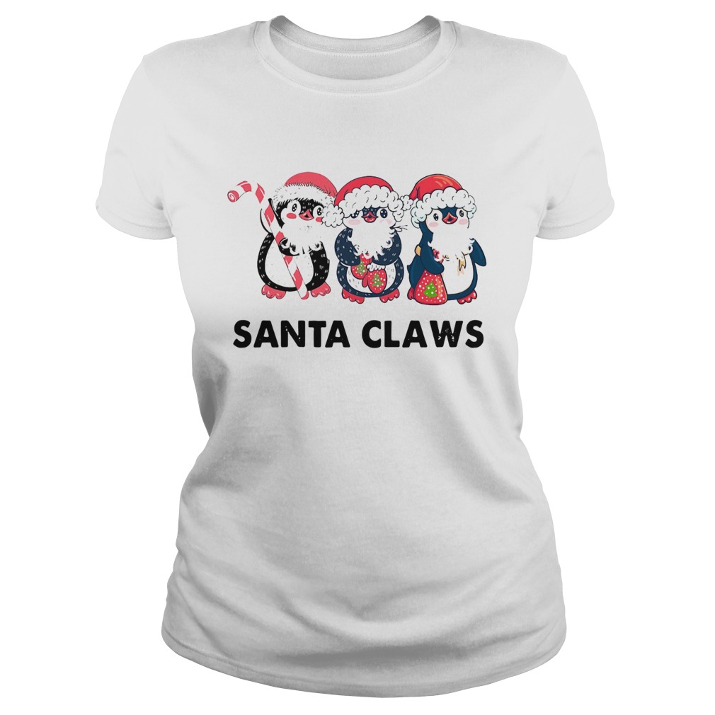 Penguins Santa Claws Classic Ladies