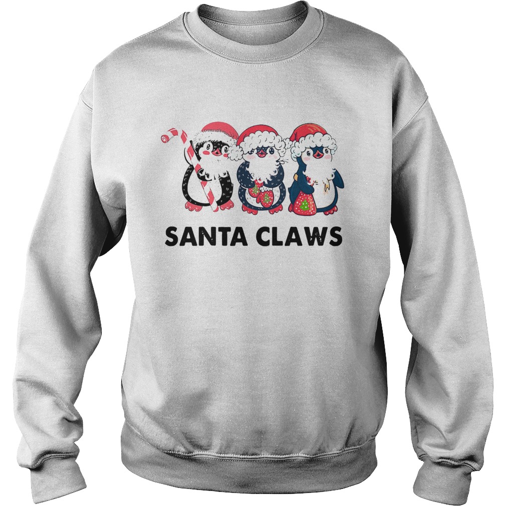 Penguins Santa Claws Sweatshirt