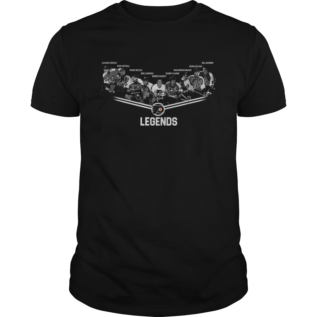 Philadelphia Flyers Legends team signature shirt
