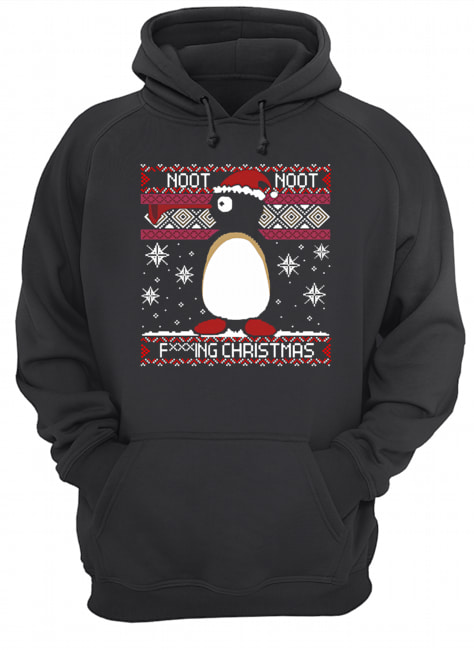 Pingu Noot Noot fucking ugly Christmas Unisex Hoodie