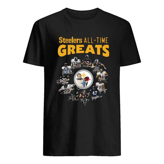 Pittsburgh Steelers All-Time Greats Players Signatures shirt